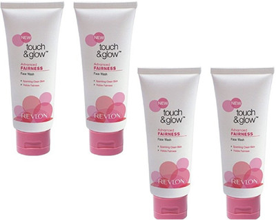 

Revlon Touch And Glow Advanced Fairness Face Wash 50ml Pack Of 4 Face Wash(200 ml)