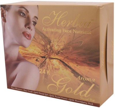 

HERBIA GOLD FACIAL KIT 400 ml(Set of 5)