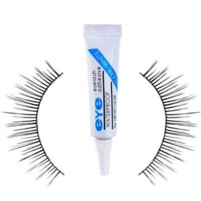 

hunny traders false eye lash and glue(Pack of 2)