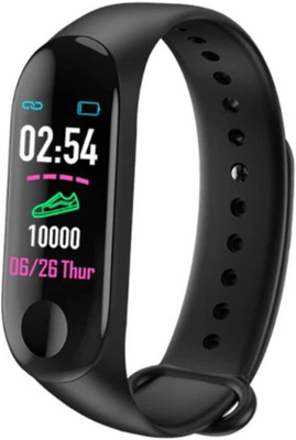 

Like Star M3 Smart Band Watch Sport Wristband Activity Tracker Blood Pressure Fitness Band Fitness Band(Black)