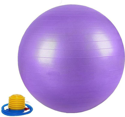 

HSR Anti Burst Gym Ball For Exercise & Fitness Gym Ball(With Pump), Purple