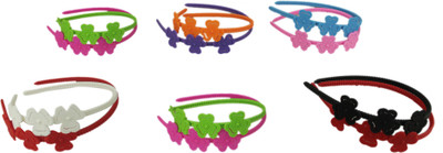 

ZEVORA Multi Color Beautiful Bunch of Party/Daily Hair Band for Girls/Kids (Pack of 12) Hair Band(Multicolor)