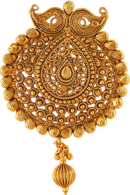 

Anuradha Art Traditional Hair Brooch Bun Clip(Gold)