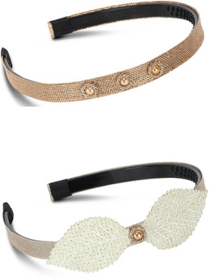 

STREEMAYA Hair Bands For Girls Combo of 2 (5-15 Years) Hair Band(Multicolor)