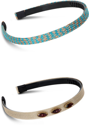 

STREEMAYA Hair Bands For Girls Combo of 2 (5-15 Years) Hair Band(Multicolor)