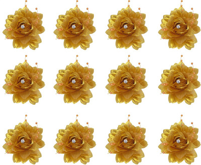 

Bueno Combo of 12 Pcs Hair Pins, Flower Hair Pins for Women and Girls Hair Styling Use, Pack of 1 Hair Clip, Hair Accessory Set(Multicolor)