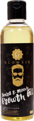 

G GLOWSIK Beard growth and mooch growth oil 200 ml Hair Oil(200 ml)