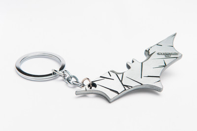 

TikTAK2 Batman Logo Silver0022 Key Chain
