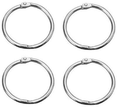 IMPRINT Card Rings/Scrapbooking Ring/Loose Leaf Binder Rings 4 Pcs 38 mm, Bigger Size For More Space Key Chain