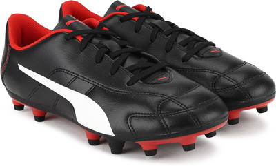 

Puma Boys & Girls Lace Football Shoes(Black, White