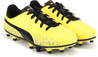 

Puma Boys & Girls Lace Football Shoes(Yellow, Black