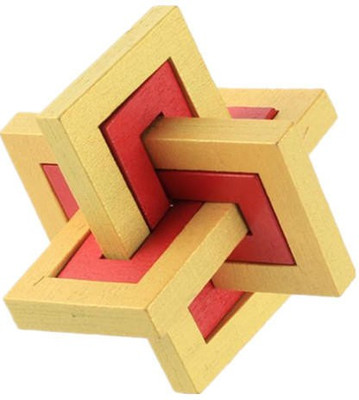 

BuyChoice Lock Children 'S Educational Toys Wooden Kong Ming Lock(Multicolor)