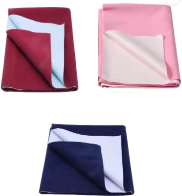 

Riyansh cozy dry Cotton, Rubber, PVC Baby Bed Protecting Mat(Multicolor