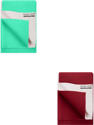 

Polka Tots Velvet Baby Bed Protecting Mat(Green, Maroon