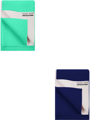 

Polka Tots Velvet Baby Bed Protecting Mat(Green, Dark Blue, Dark blue;green