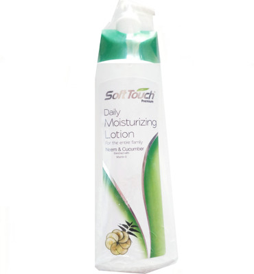 

Soft Touch Daily Moisturizing Lotion-Neem & Cucumber Enriched With Vitamin E.(500 ml)