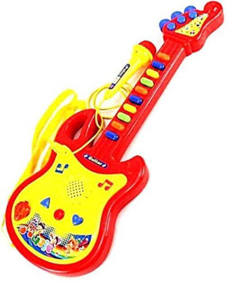 

Sajani Musical Acoustic Guitar with Microphone (Red Color)(Red)