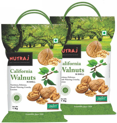 

Nutraj Signature California Walnut Inshell (Pack of 2)(2 kg, Box)