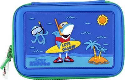 

Smily Kiddos 1 embossed Art EVA Pencil Box(Set of 1, Blue)