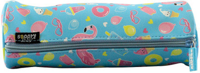 

Smily Kiddos 1 Swan print Art Polyester Pencil Box(Set of 1, Light Blue)