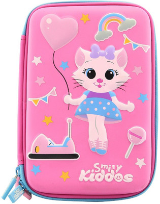 

Smily Kiddos 1 embossed Art EVA Pencil Box(Set of 1, Pink)