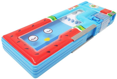 Parteet Pencil Box Pencil Box Art Plastic Pencil Box(Set of 1, Blue)