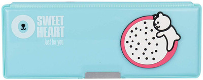 

Webby Sweet Heart Sweet Hearts Fruits Art EVA Pencil Box(Set of 1, Light Blue)