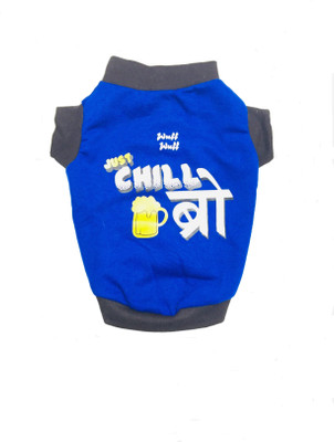 

Wuff Wuff T-shirt for Dog(BLUE