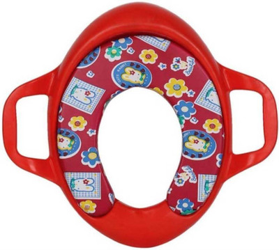 

Kidoyzz Soft Cushion Comfortable Potty Trainer Seat for Potty Training Seat with Support Handles for kids KDBYPS037 Potty Seat(Multicolor)