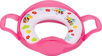 

Kidoyzz Soft Cushion Comfortable Potty Trainer Seat for Potty Training Seat with Support Handles for kids KDBYPS074 Potty Seat(Multicolor)
