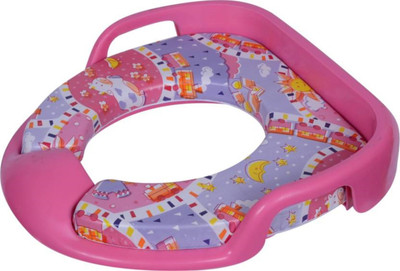 

Kidoyzz Soft Cushion Comfortable Potty Trainer Seat for Potty Training Seat with Support Handles for kids KDBYPS045 Potty Seat(Multicolor)