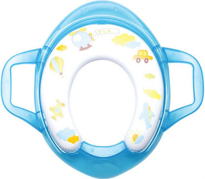 

Kidoyzz Soft Cushion Comfortable Potty Trainer Seat for Potty Training Seat with Support Handles for kids KDBYPS017 Potty Seat(Multicolor)