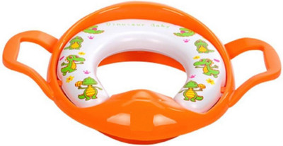 

Toyland Soft Cushion Comfortable Potty Trainer Seat for Potty Training Seat with Support Handles for kids TYLBYPS038 Potty Seat(Multicolor)