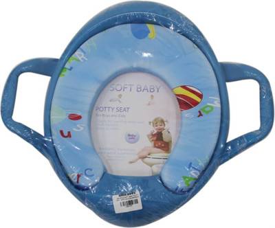 

Toyland Soft Cushion Comfortable Potty Trainer Seat for Potty Training Seat with Support Handles for kids TYLBYPS084 Potty Seat(Multicolor)
