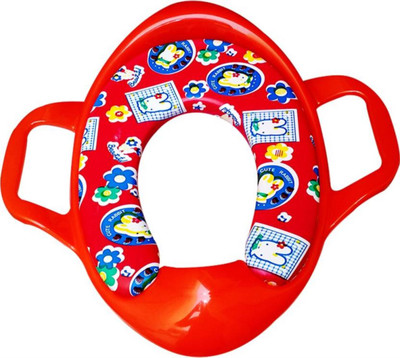 

Toyland Soft Cushion Comfortable Potty Trainer Seat for Potty Training Seat with Support Handles for kids TYLBYPS045 Potty Seat(Multicolor)