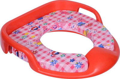 

Toyland Soft Cushion Comfortable Potty Trainer Seat for Potty Training Seat with Support Handles for kids TYLBYPS056 Potty Seat(Multicolor)