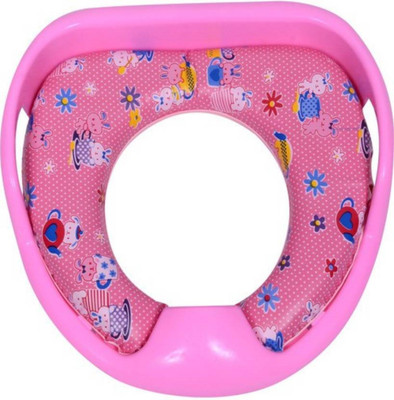 

Toyland Soft Cushion Comfortable Potty Trainer Seat for Potty Training Seat with Support Handles for kids TYLBYPS020 Potty Seat(Multicolor)