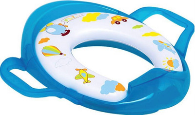 

Toyland Soft Cushion Comfortable Potty Trainer Seat for Potty Training Seat with Support Handles for kids TYLBYPS085 Potty Seat(Multicolor)