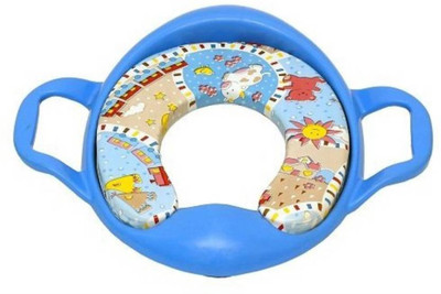 

Toyland Soft Cushion Comfortable Potty Trainer Seat for Potty Training Seat with Support Handles for kids TYLBYPS071 Potty Seat(Multicolor)
