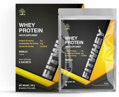 

Fitwhey Fitwhey Whey Protein Powder - 6 sachets Travel Pack (Vanilla) Whey Protein(180 g, Vanilla)