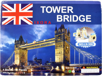 

IXORA 3D PUZZLE LONDON TOWER BRIDGE MINIATURE(4 Pieces)