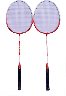 

go play Full Size Light Weight Badminton Racquet Pair For Men Women Multicolor Strung Badminton Racquet(G3 - 3.5 Inches, 500 g)