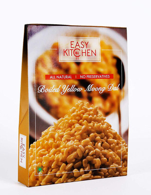 

Easy Kitchen Boiled Yellow Moong Dal, Ready-to-eat, Pack of 3 (225 grams Each) 225 g