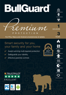 BullGuard Total Security 1.0 User 3 Years(Voucher)