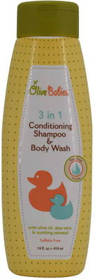 

Olive Babies 3 in 1 Conditioning Shampoo & Bodywash - 414ml (14oz)(414 ml)