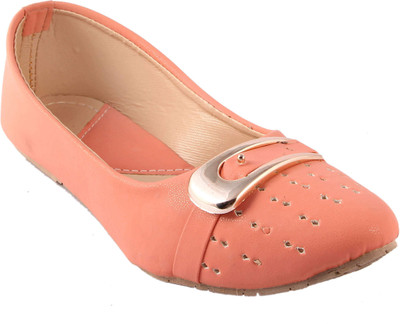 

G T fashions Girls Slip on Jutis(Orange