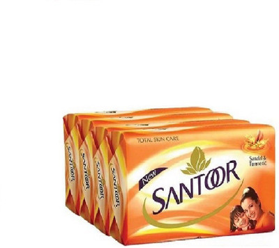 

santoor Sandal & Turmeric 125g X 6(125 g, Pack of 6)