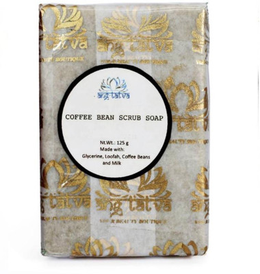 

ANG-TATVA scrub soap for body - 100% Pure & NATURAL COFFEE BEANS Scrubs SOAP - All Skin Type - for men & women - 125g(125 g)