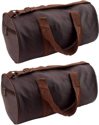 

Stylepro Combo of Leatherite (Brown) Gym Bag(Brown, Kit Bag)