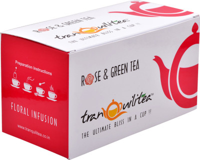 

Tranquilitea TQ/RGT/TB25/18-19 Rose Green Tea(0.05 kg, Pouch)